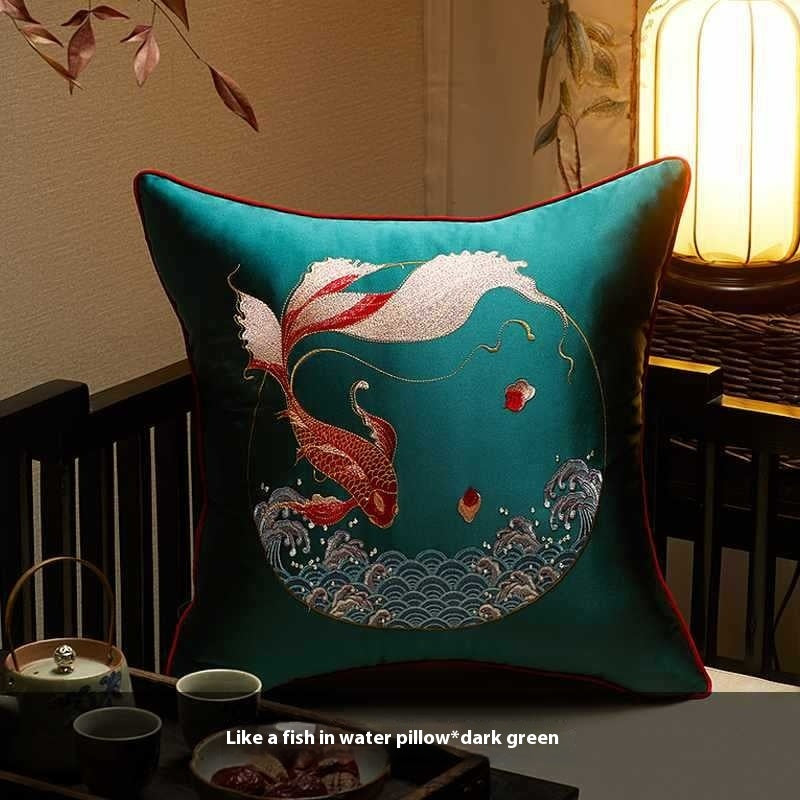 embroidery Chinese style pillow cover, view 17 - MRSLM