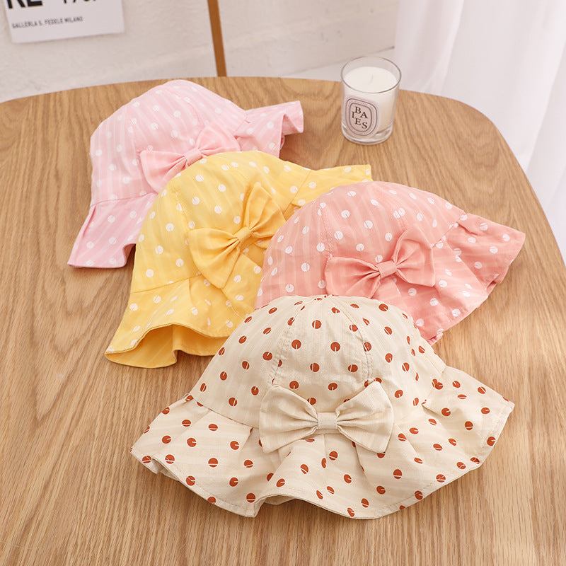 baby girl floral bucket hat, view 5 - MRSLM