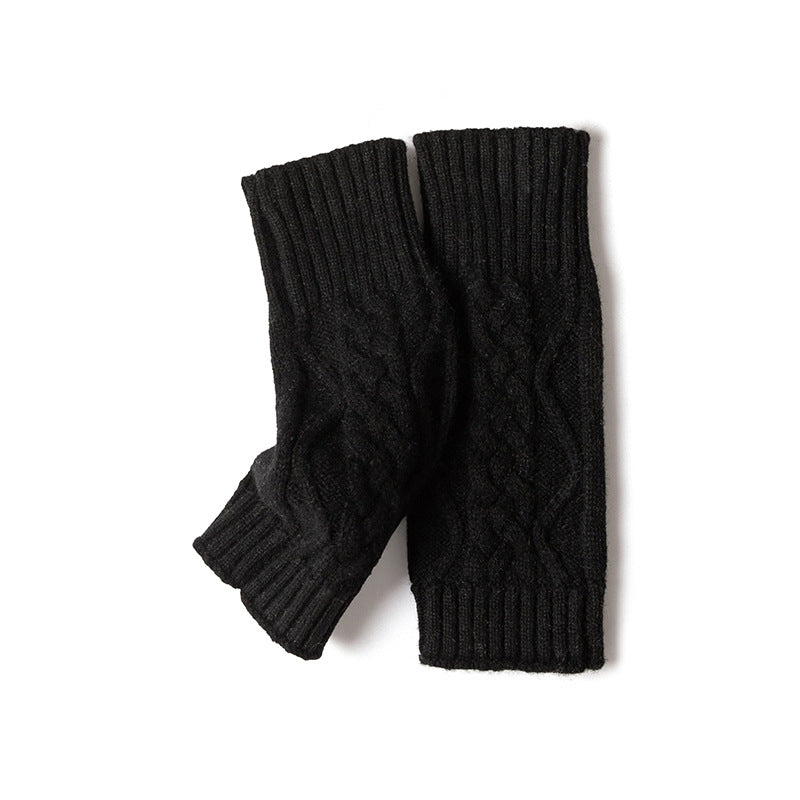 Soft knit fingerless gloves, view 2 - MRSLM