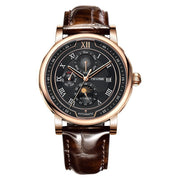 Men's automatic moon phase watch, view 7 - MRSLM