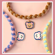 cute pet collar with bear pendant, view 6 - MRSLM
