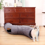 foldable cat play tunnel, view 3 - MRSLM