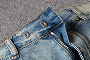 Multi pocket slim fit washed jeans, view 8 - MRSLM
