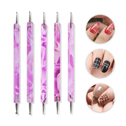 5 pcs nail art dotting pen set - MRSLM