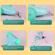 Interactive light-up cat teaser toy, view 9 - MRSLM