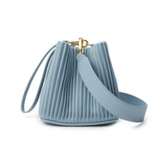 ruched bucket bag, view 9 - MRSLM