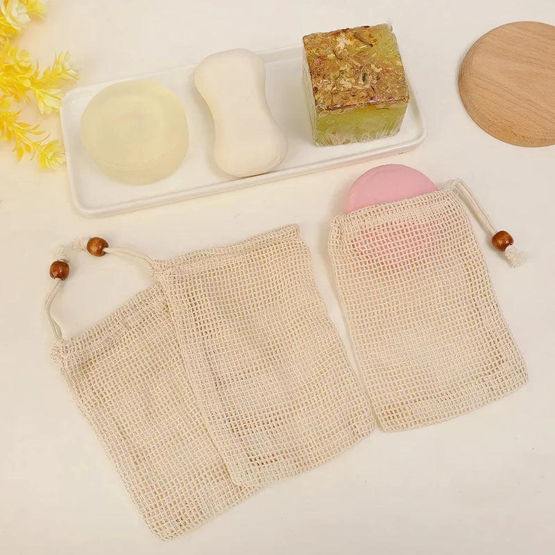 natural sisal soap bag, view 7 - MRSLM