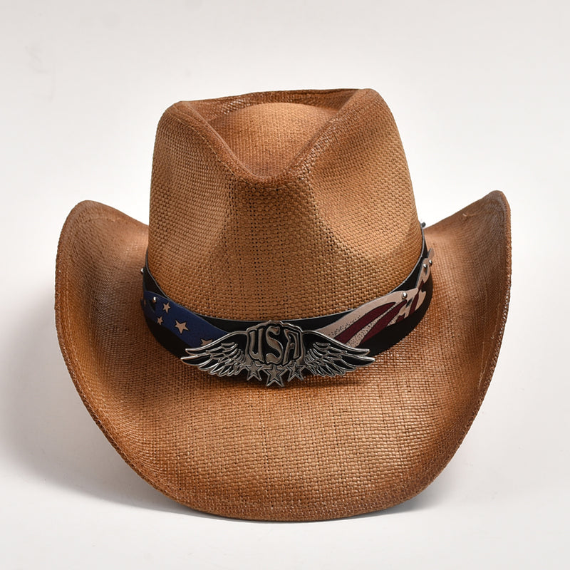 straw western cowboy hat, view 11 - MRSLM