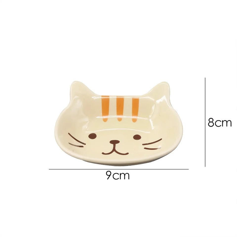 cat ceramic seasoning dish, view 9 - MRSLM