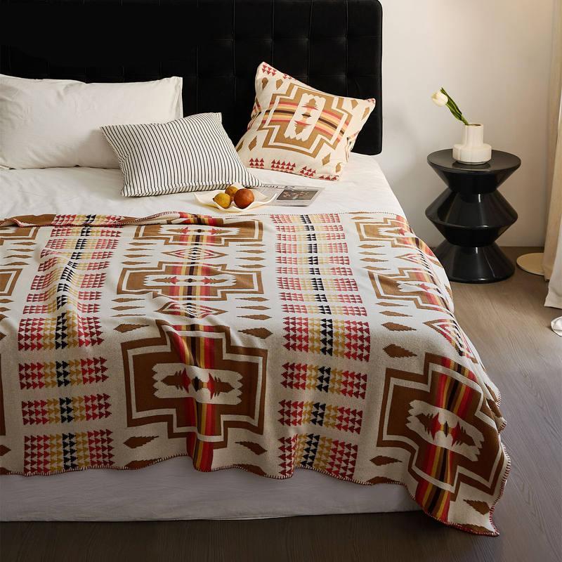 indiana cotton knitted blanket - MRSLM