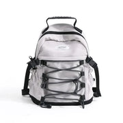 sporty casual nylon backpack, view 3 - MRSLM