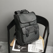 casual pu leather backpack, view 4 - MRSLM