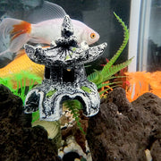 resin ancient pavilion aquarium decoration, view 4 - MRSLM