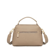 crocodile pattern leather shoulder bag, view 6 - MRSLM