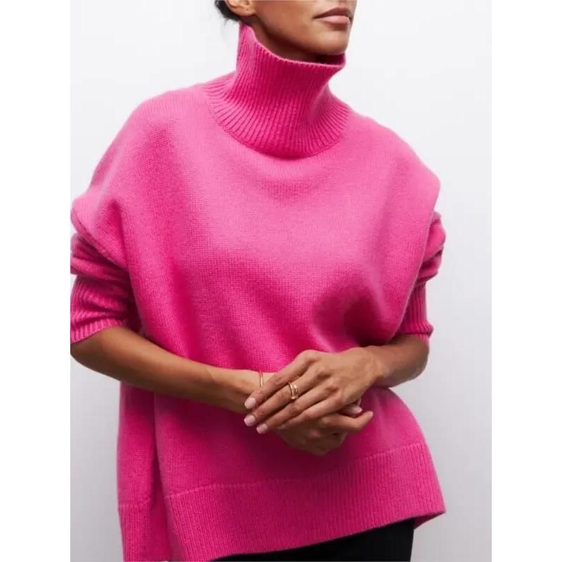 women's turtleneck sweater, view 13 - MRSLM