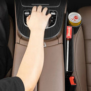 pu leather car seat gap organizer, view 9 - MRSLM