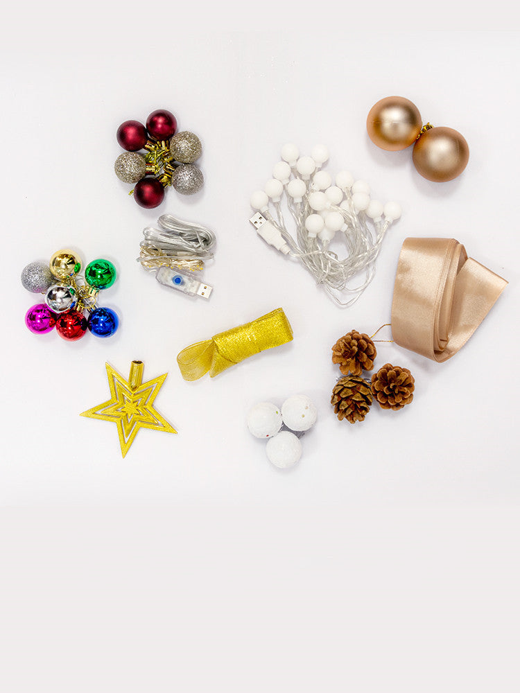 Origami paper Christmas tree ornament, view 8 - MRSLM