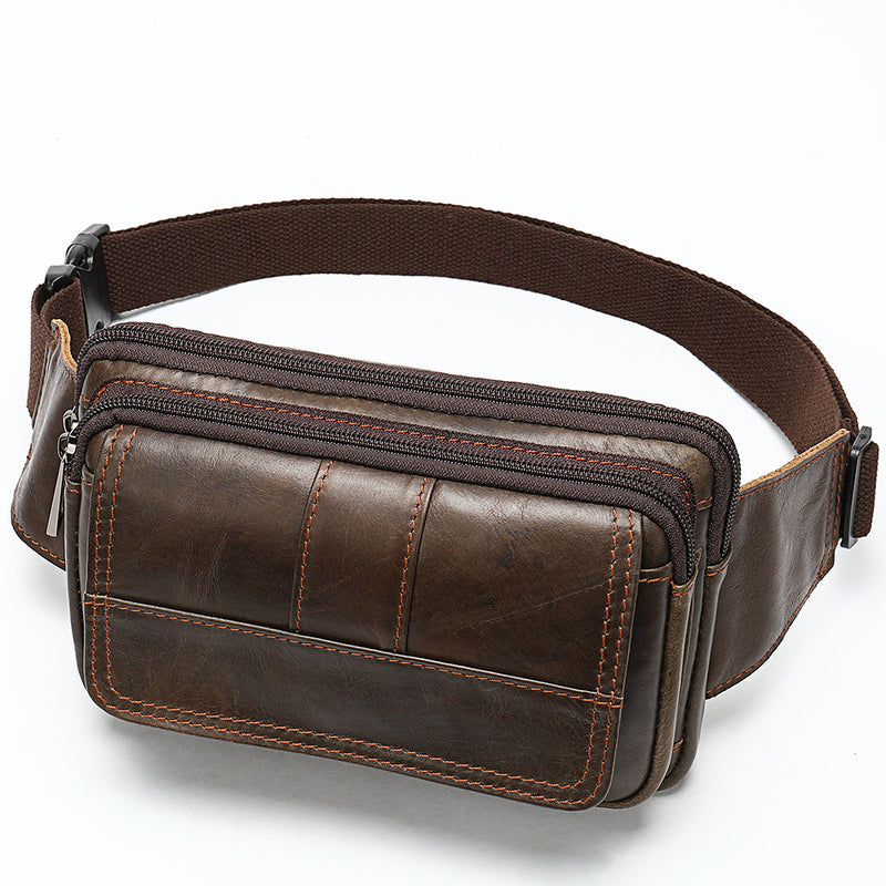 men's leather waist bag, view 11 - MRSLM