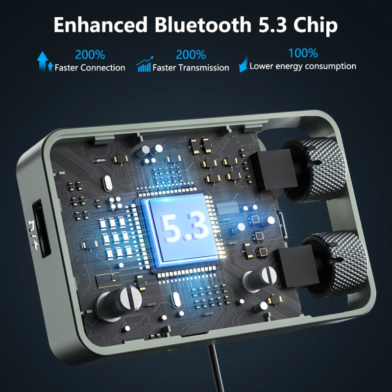Bluetooth 5.3 car FM transmitter, view 4 - MRSLM