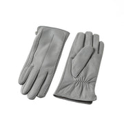 Ladies sheepskin velvet-lined gloves, view 9 - MRSLM