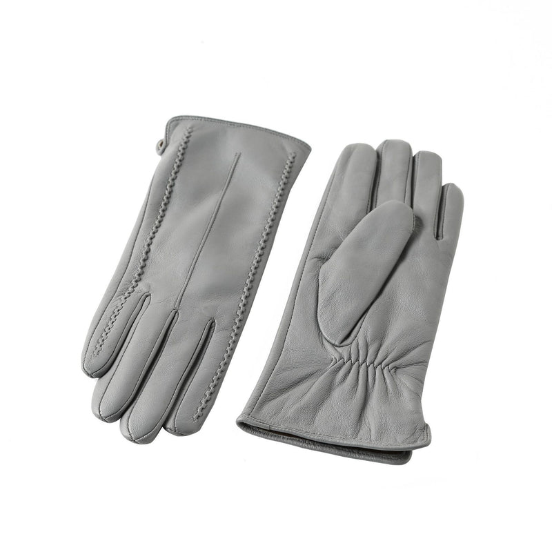 Ladies sheepskin velvet-lined gloves, view 9 - MRSLM