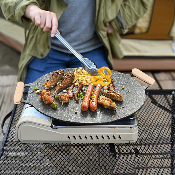 Solid Wood BBQ Pan Handles