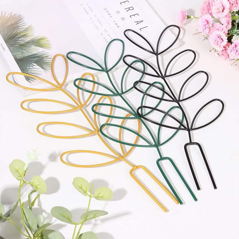 leaf shape plant trellis, view 8 - MRSLM