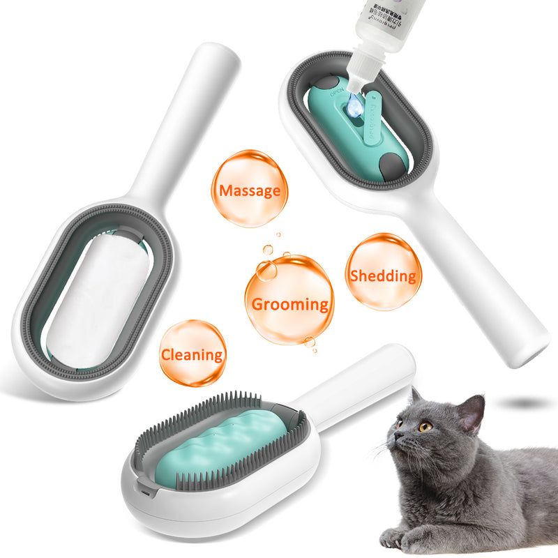 4-in-1 pet grooming brush, view 7 - MRSLM