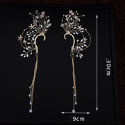 tassel flower wedding headdress, view 6 - MRSLM