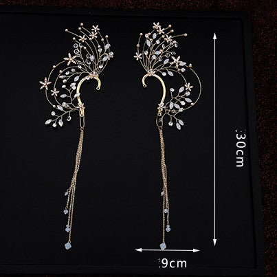 tassel flower wedding headdress, view 6 - MRSLM