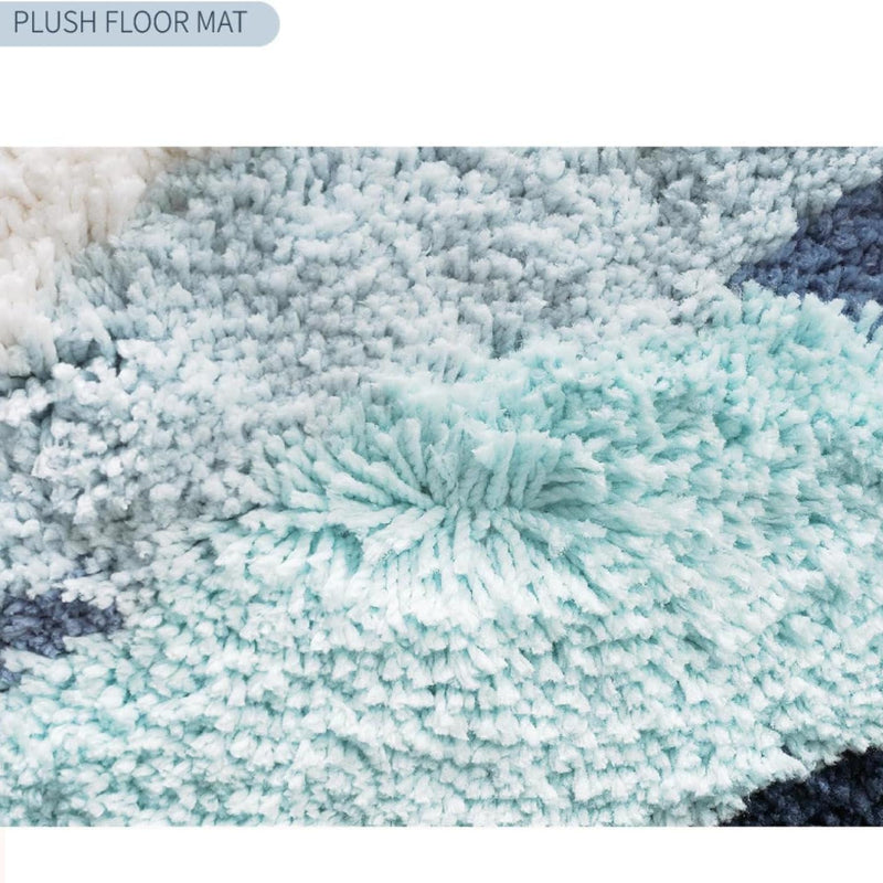 blue waves kids rug, view 7 - MRSLM