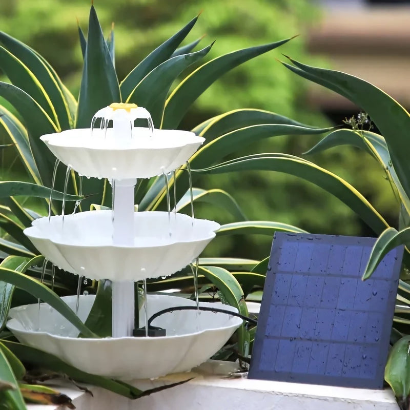 solar bird bath water fountain - MRSLM