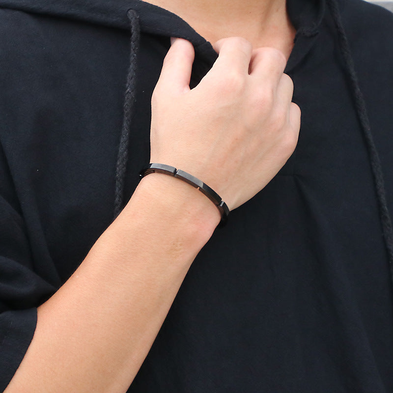 stainless steel couple all-match bracelet - MRSLM