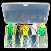topwater frog soft lure set - MRSLM