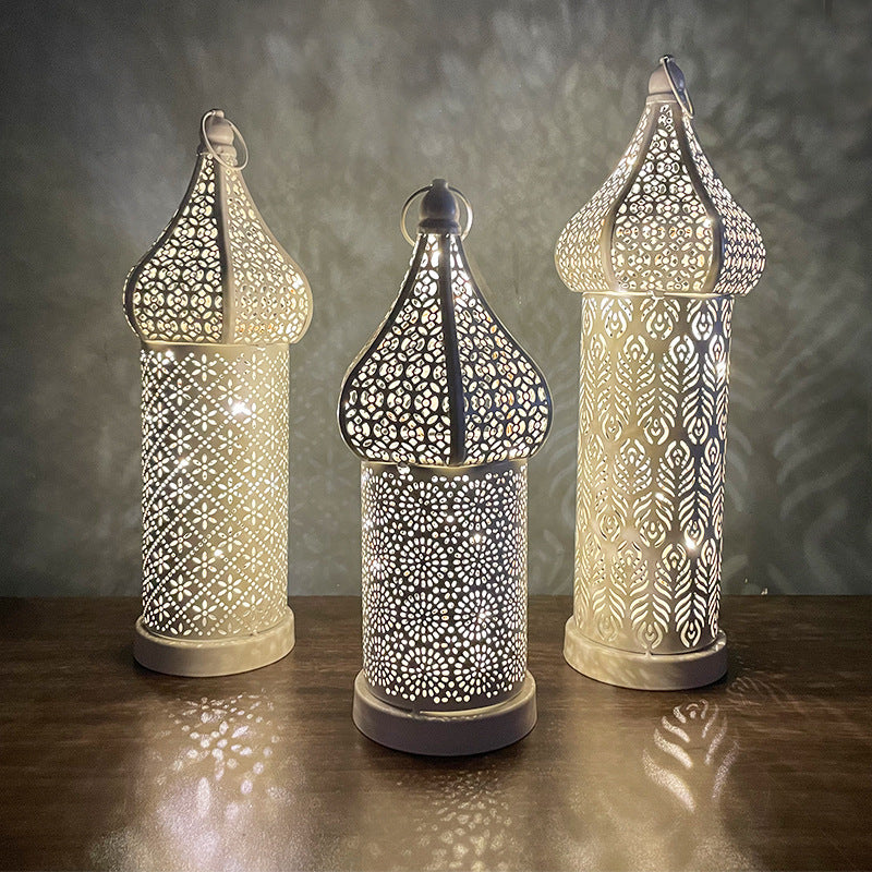 hollow led decorative lantern, view 2 - MRSLM