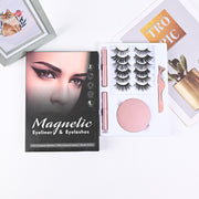 Double tube magnetic eyelash set - MRSLM