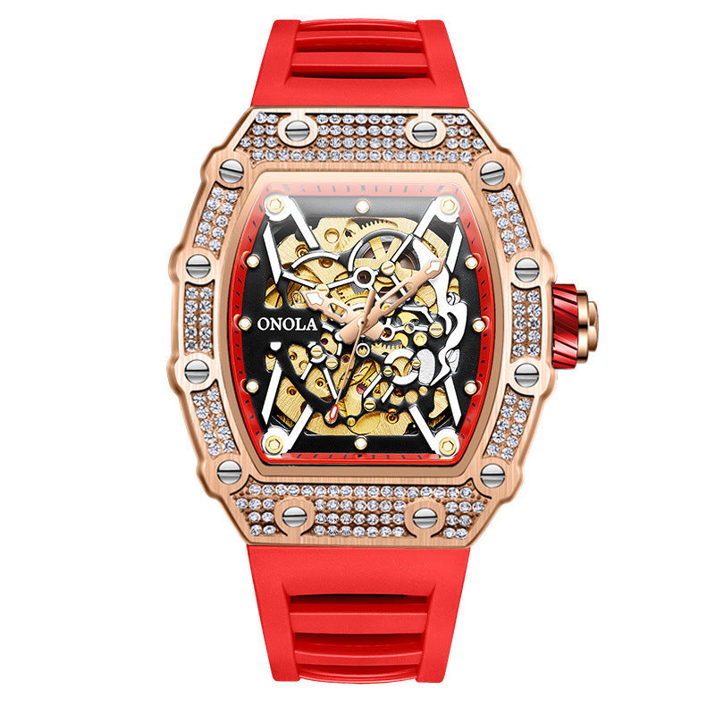 men's automatic steel case watch, view 10 - MRSLM