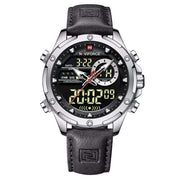 men's dual display multifunction watch, view 3 - MRSLM