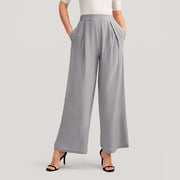 silk wide leg pants, view 4 - MRSLM