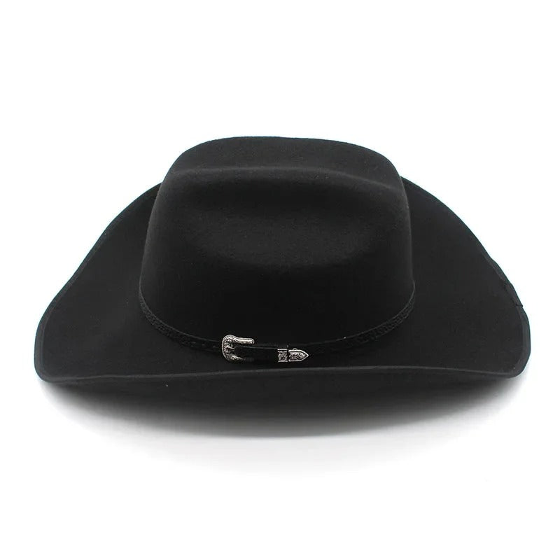 roll brim fedora cowboy hat, view 5 - MRSLM