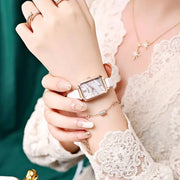 women's square dial watch, view 9 - MRSLM