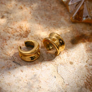 moon-bend gold ear clip, view 5 - MRSLM