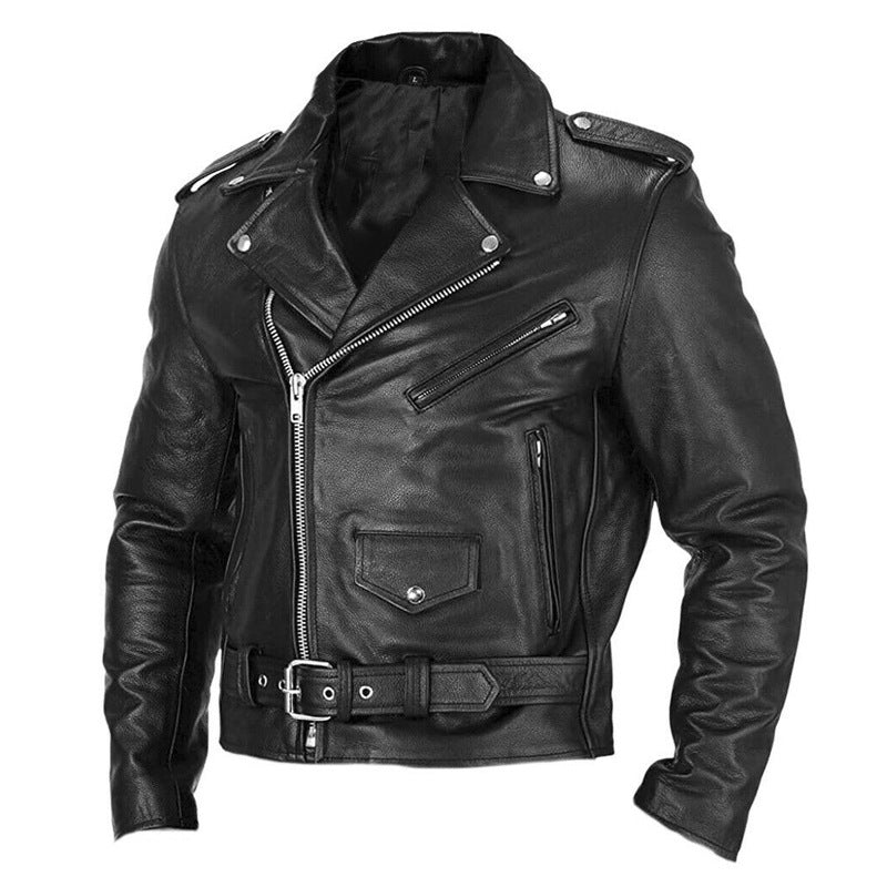 Motorcycle Men's PU Leather Clothing Spring And Autumn