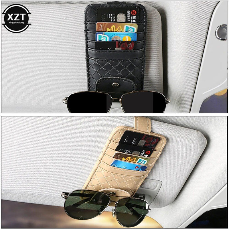 Compact sun visor car organizer, view 6 - MRSLM