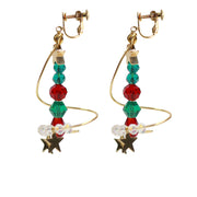 star christmas tree earrings, view 2 - MRSLM
