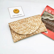 grass woven large capacity clutch bag, view 4 - MRSLM
