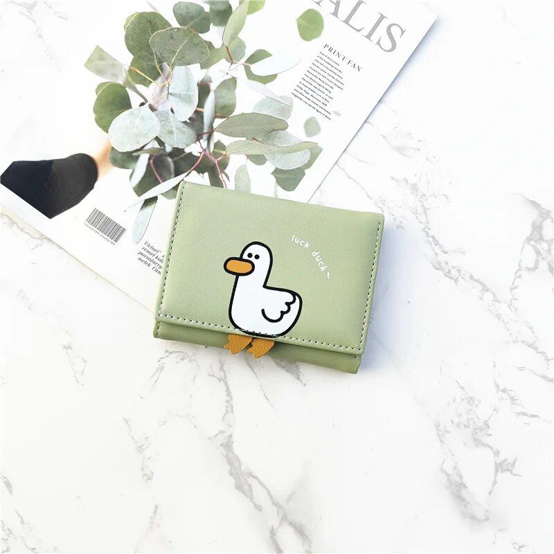 duck themed mini wallet, view 2 - MRSLM