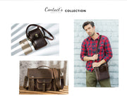 retro cowhide phone bag, view 7 - MRSLM