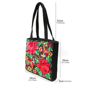 phoenix embroidered shoulder bag, view 18 - MRSLM
