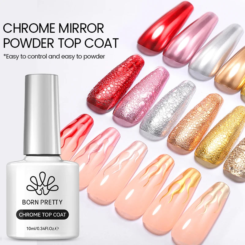 chrome-mirror top coat nail gel, view 2 - MRSLM